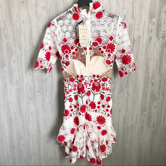 NWT Thurley English Rose Lace Dress - Picture 8 of 8